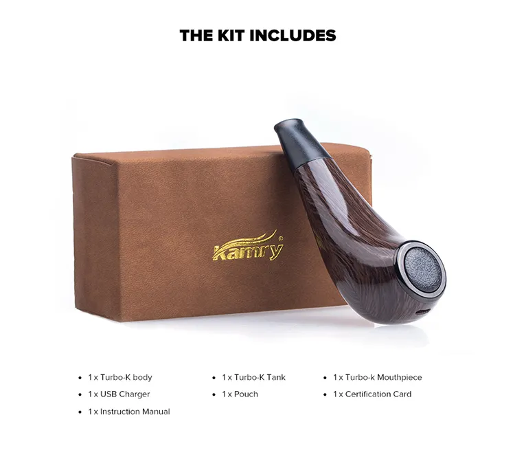 Kamry Turbo K Pipe Vape Kit 1000mAh
